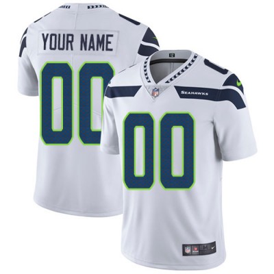Nike Seattle Seahawks Customized White Stitched Vapor Untouchable Limited Youth NFL Jersey
